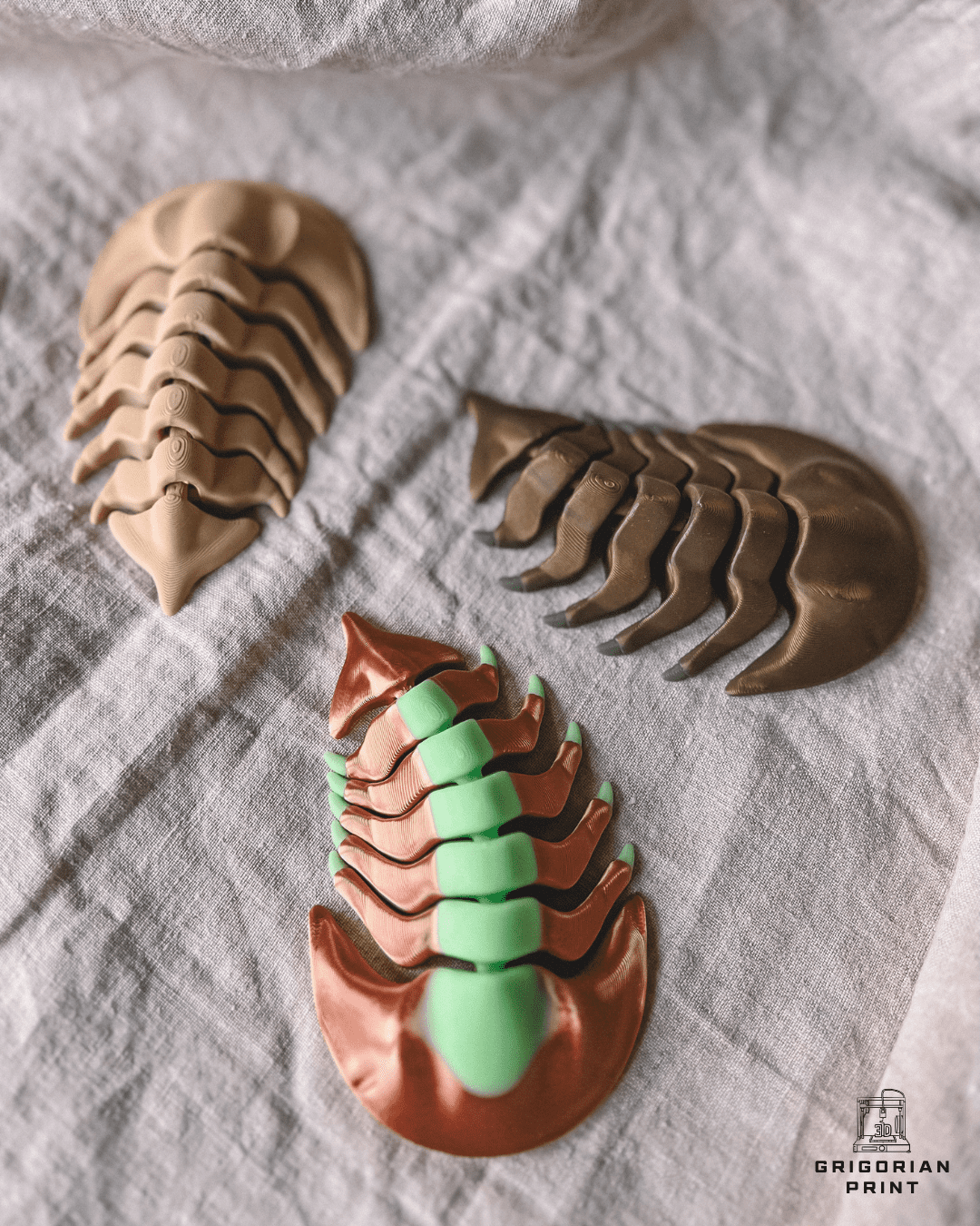 trilobit_grigorianprint.dk Trilobit Fidget Figur - Billede 1