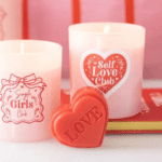Hjerteformet Romance lys