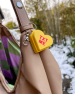 Candy Heart Clickers Nøglering - Personlig hjerte-nøglering