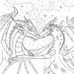 Fourth Wing: The Official Coloring & Sticker Book - Officiel malebog med klistermærker - Billede 2