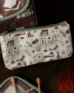 Penalhus el. clutch med bookish mønster