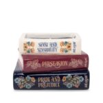 Bogvase med stearinlys - Jane Austen - Billede 3