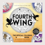 Fourth Wing: The Official Coloring & Sticker Book - Officiel malebog med klistermærker