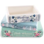 Bogvase Urtepotte Romance – Wuthering Heights/Emma/Little Women - Billede 2