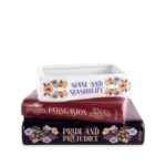 Bogvase Urtepotte Jane Austen - Sense and Sensibility/Persuasion/Pride and Prejudice - Billede 3